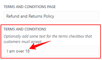 Change Woocommerce Terms and Conditions Checkbox Text