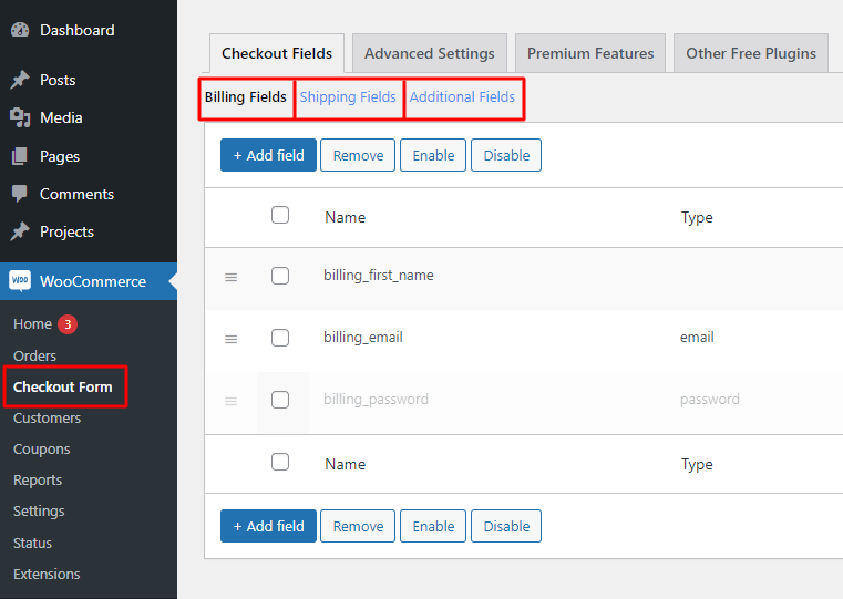 How to create custom checkout fields in WooCommerce field editor