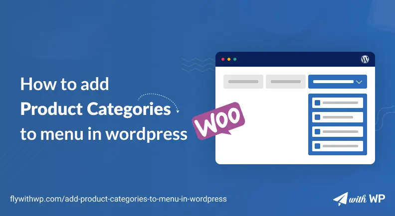 How to add product categories to menu in WordPress