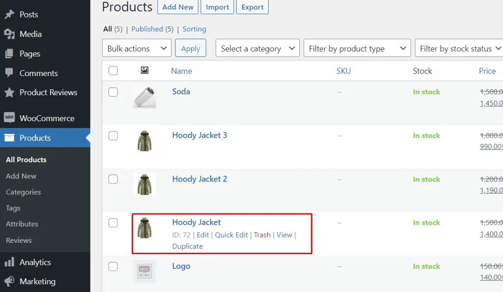 Remove add to cart button for specific product